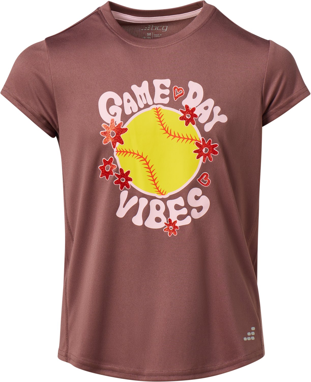 BCG Girls' Training Turbo Softball Vibe T-shirt