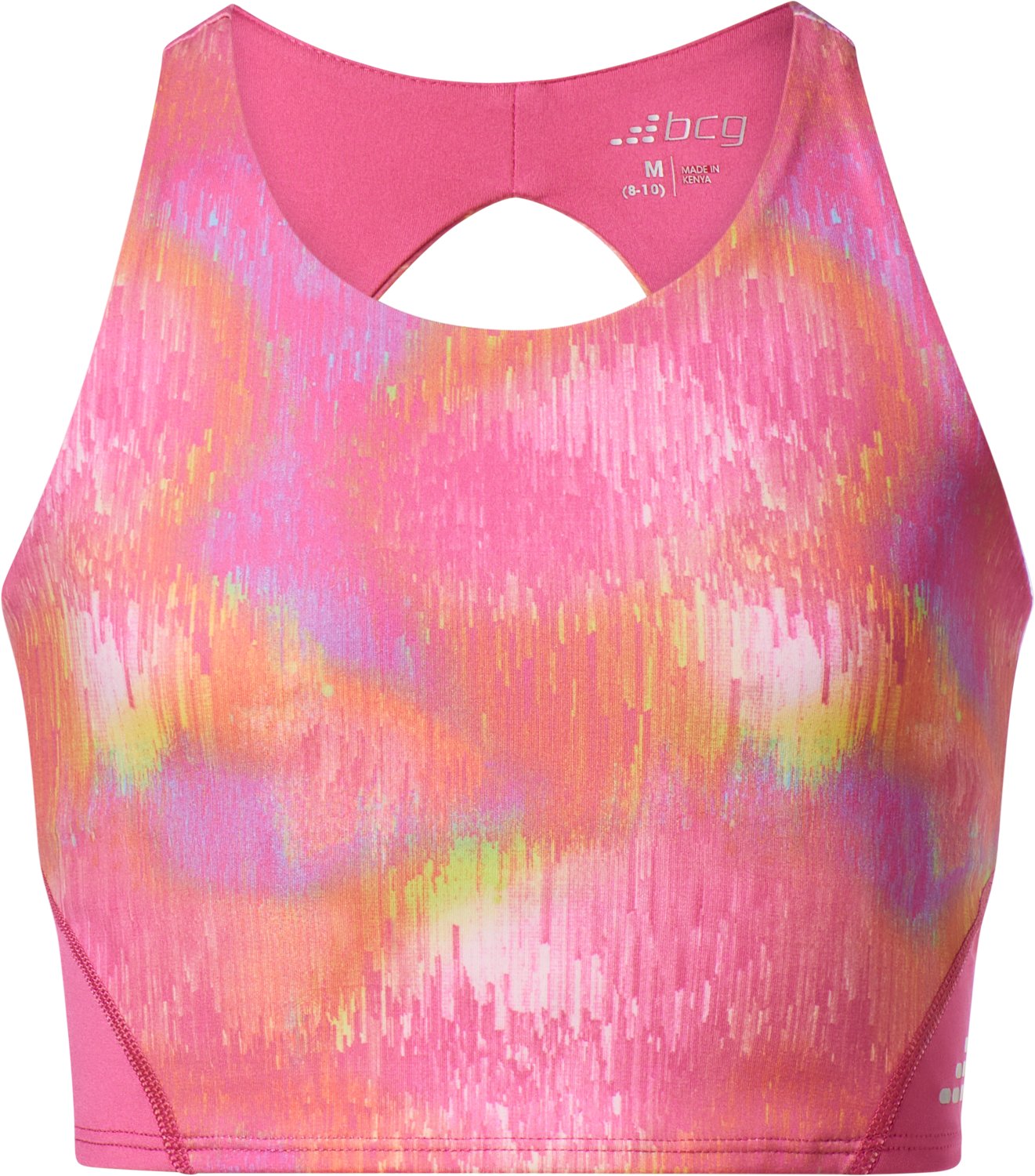 BCG Girls' Block Printed Longline Bra