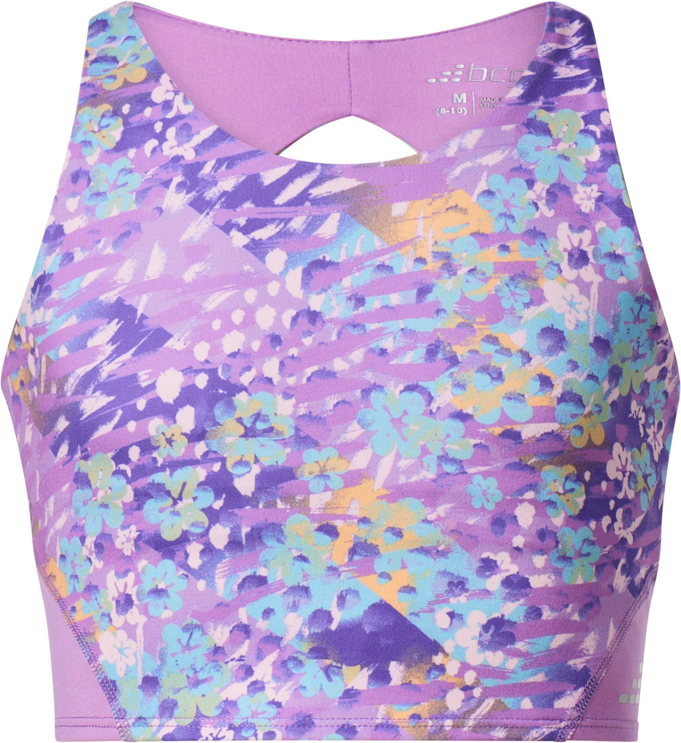 BCG Girls' Block Printed Longline Bra