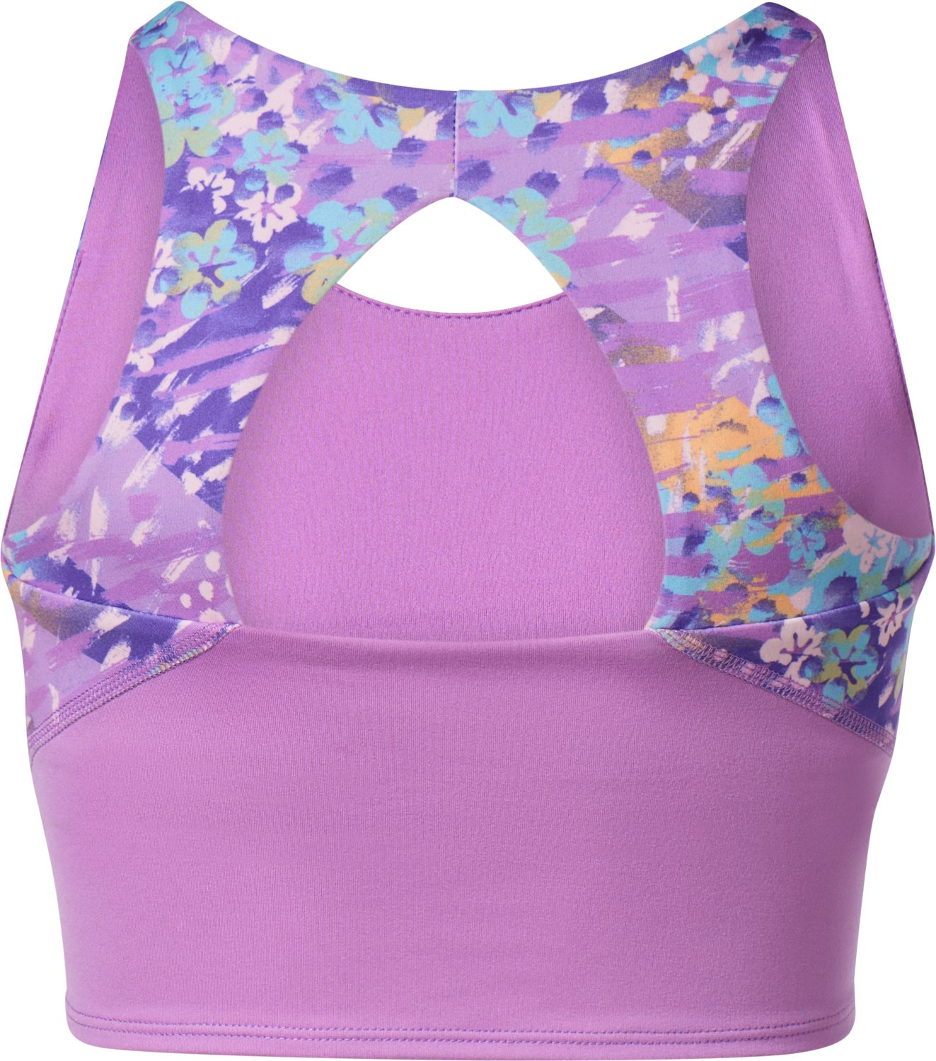 BCG Girls' Block Printed Longline Bra