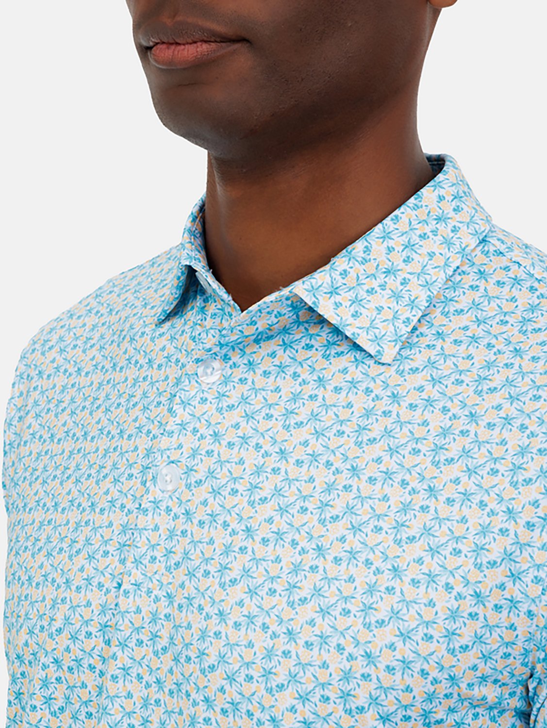 Waggle Golf Men’s Pina Paradise Polo - view number 4