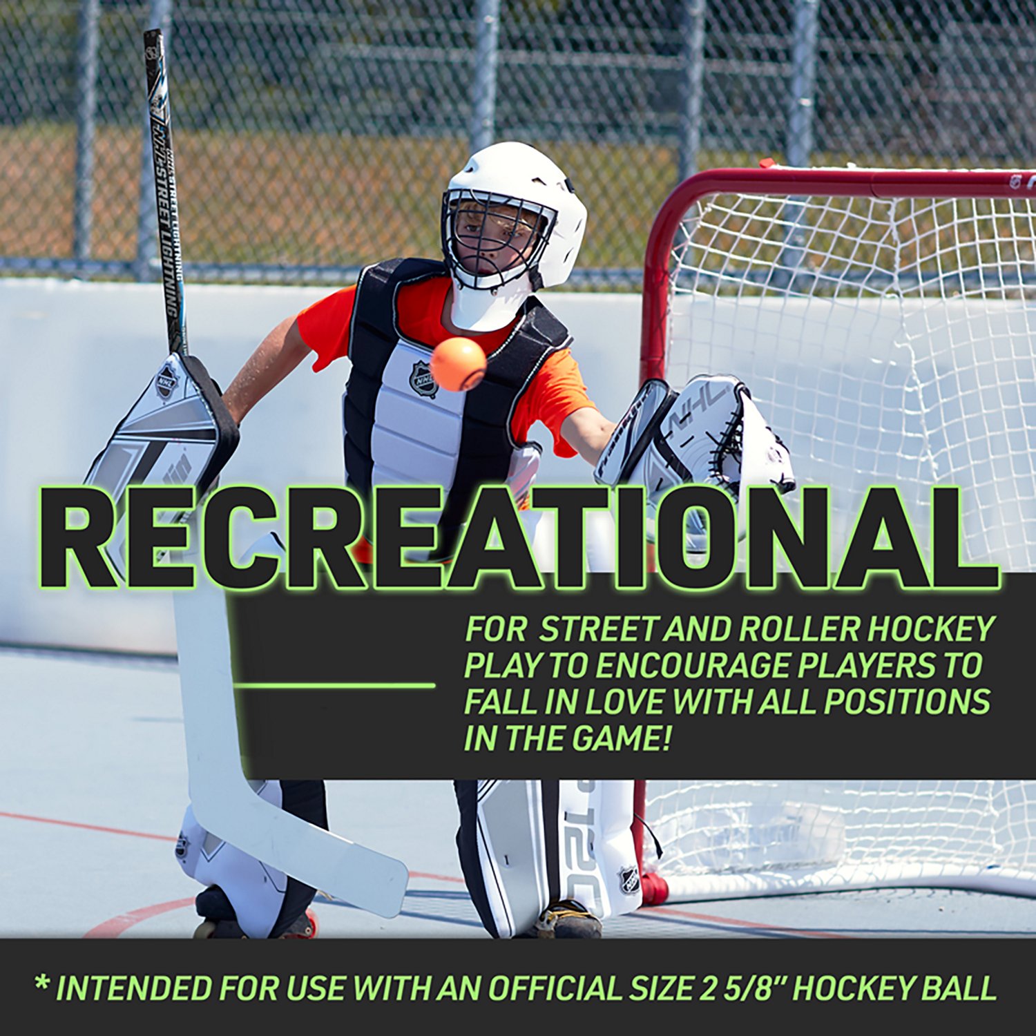 Franklin Sports Kids’ NHL Street Lightning Outdoor 40 in Hockey Stick - view number 5