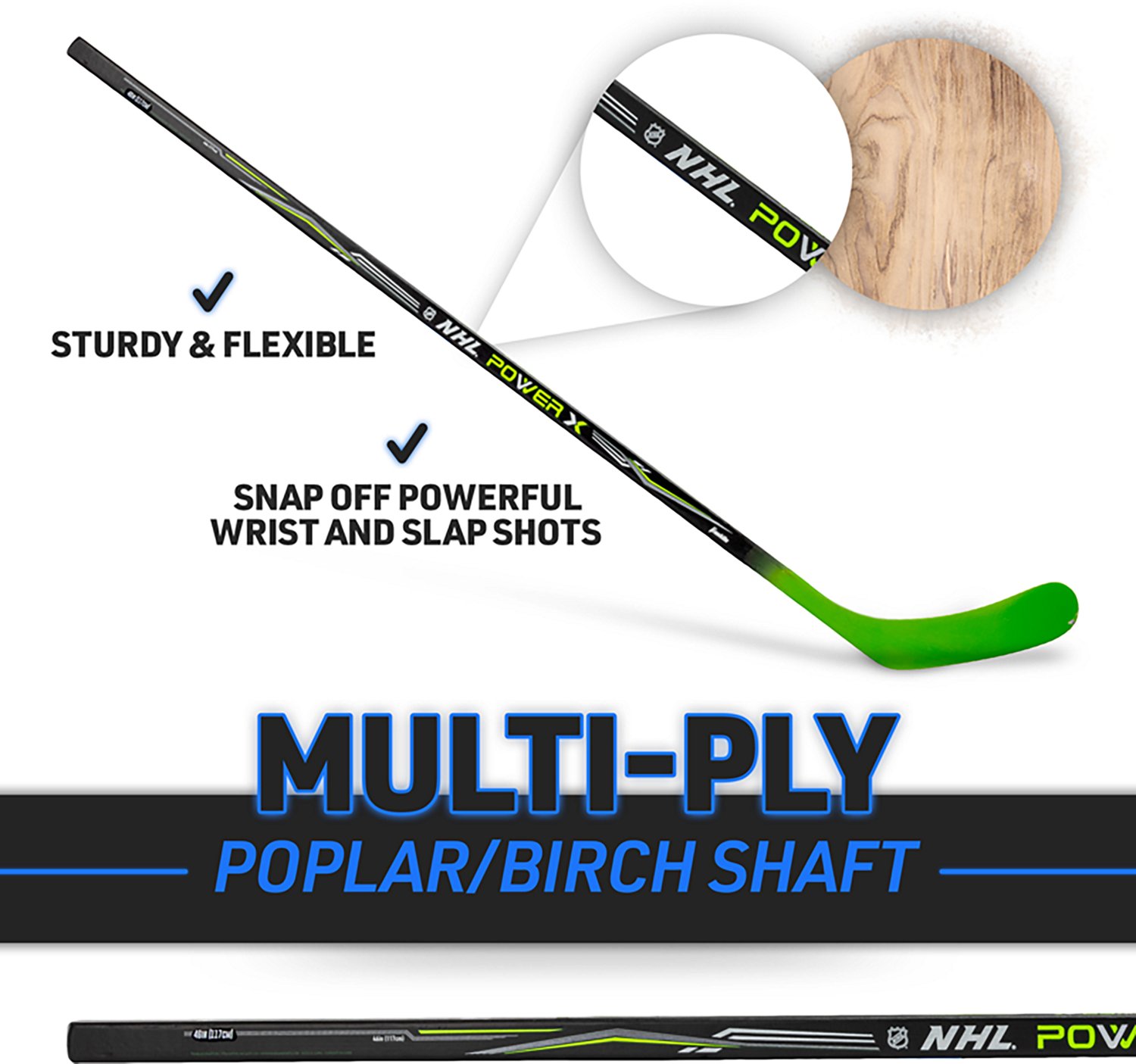 Franklin Sports Youth NHL Power X Street Hockey Stick 46 in Hockey Stick - view number 7