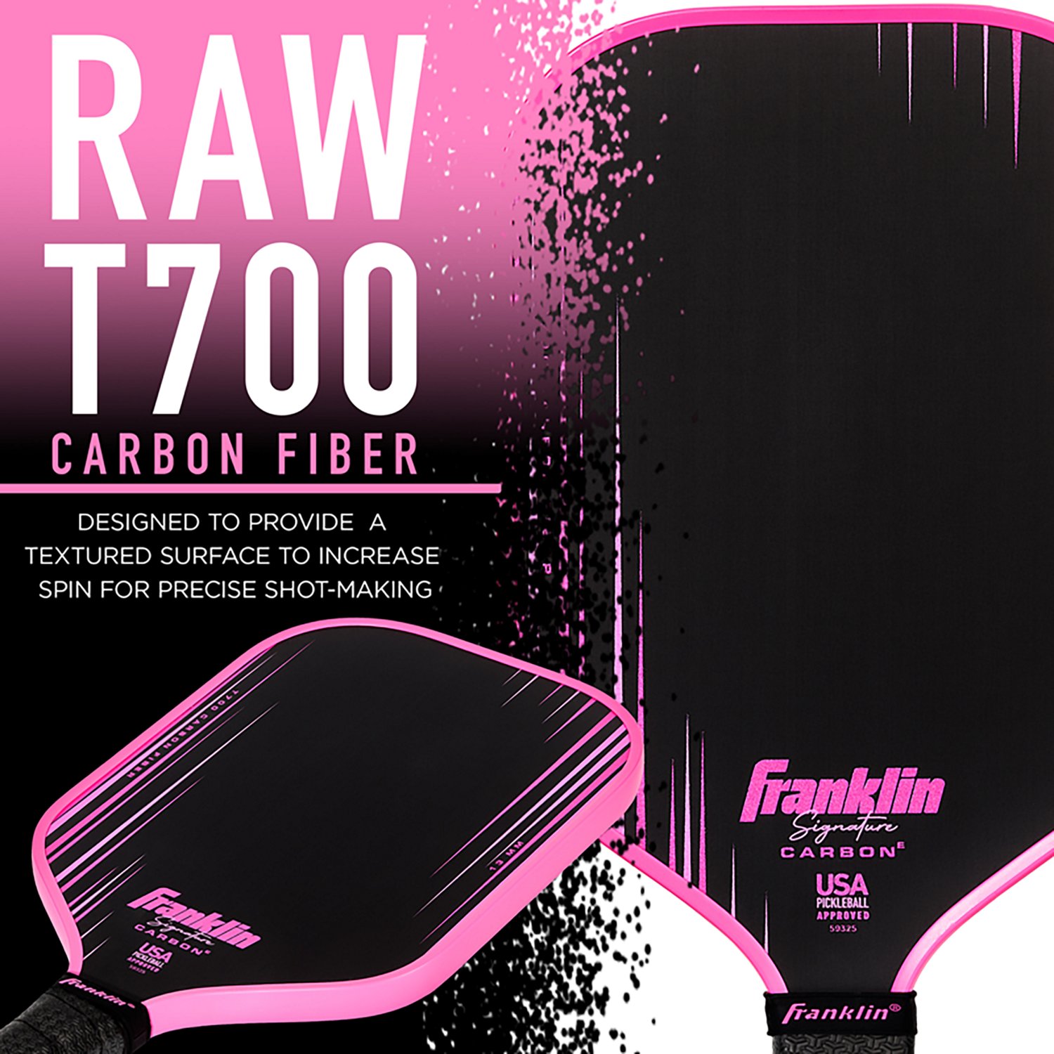 Franklin Sports Signature Carbon Series T700 Elongated 13MM Pickleball Paddle - view number 5