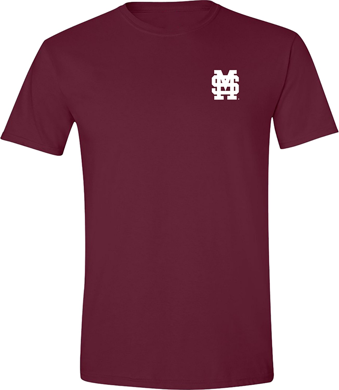 Bayou Apparel Men's Mississippi State University Bulldogs Multigraphic DS Short Sleeve T-shirt - view number 2