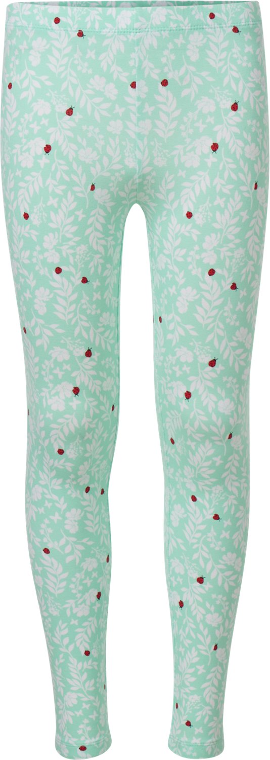 BCG Girls' Athletic Printed Cotton Leggings
