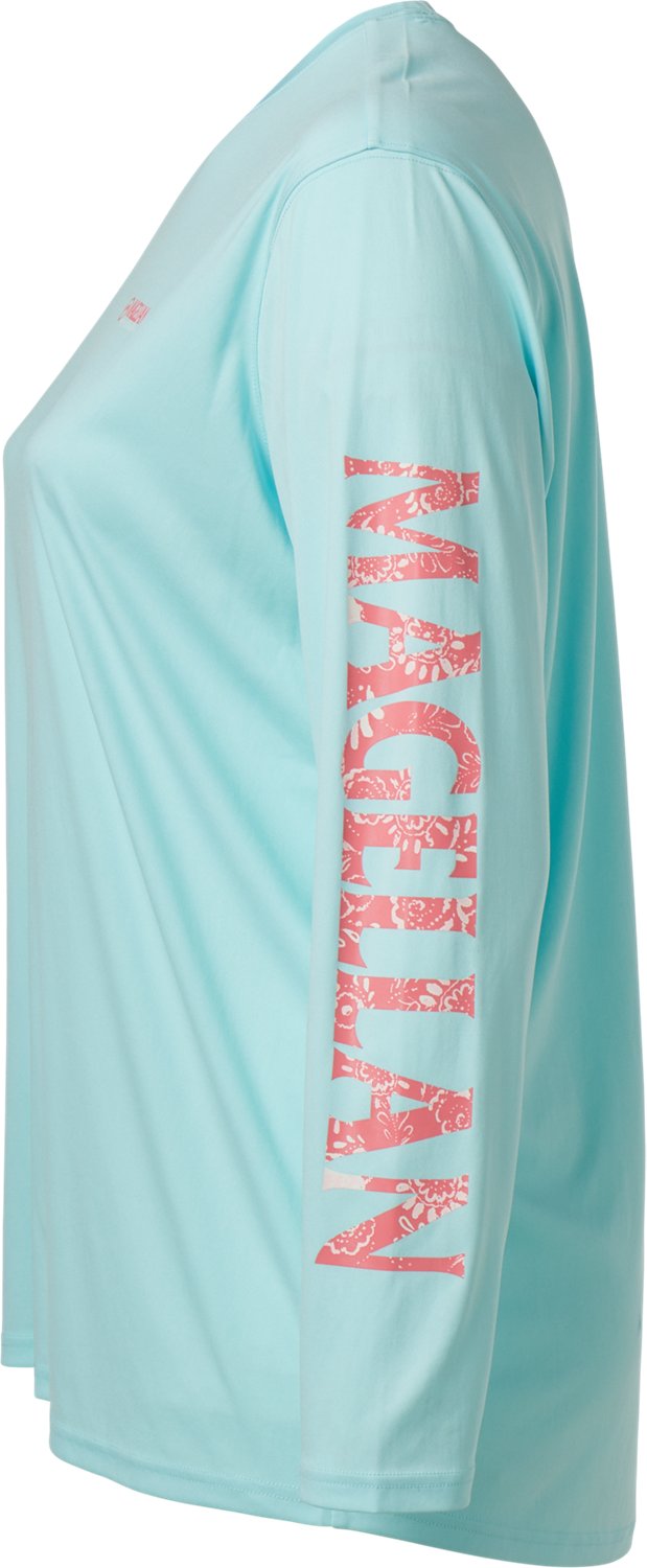 Magellan Women's Plus Size Caddo Lake Logo Long Sleeve T-shirt                                                                   - view number 3