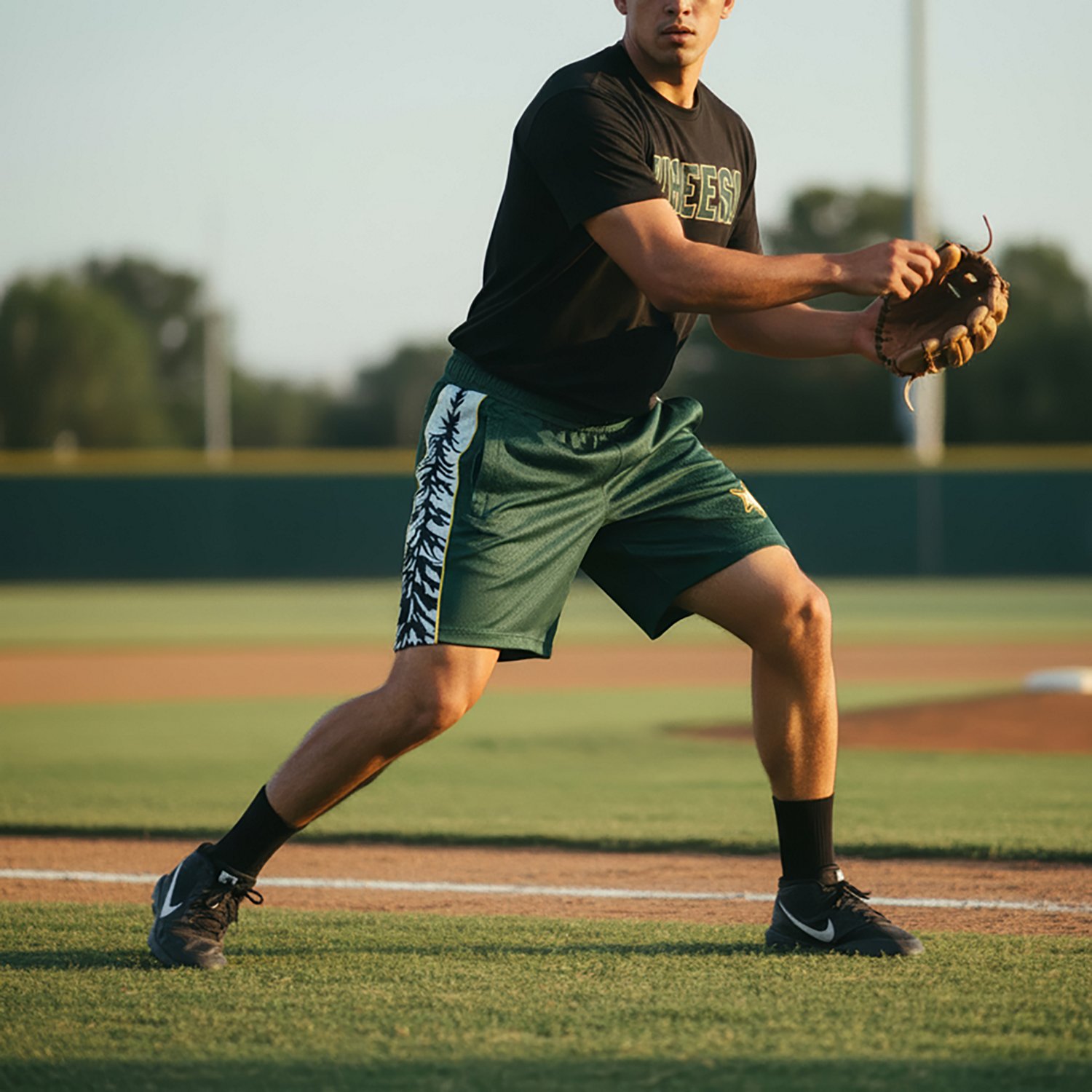 Baseball Lifestyle 101 Adults' Forest Shorts - view number 2