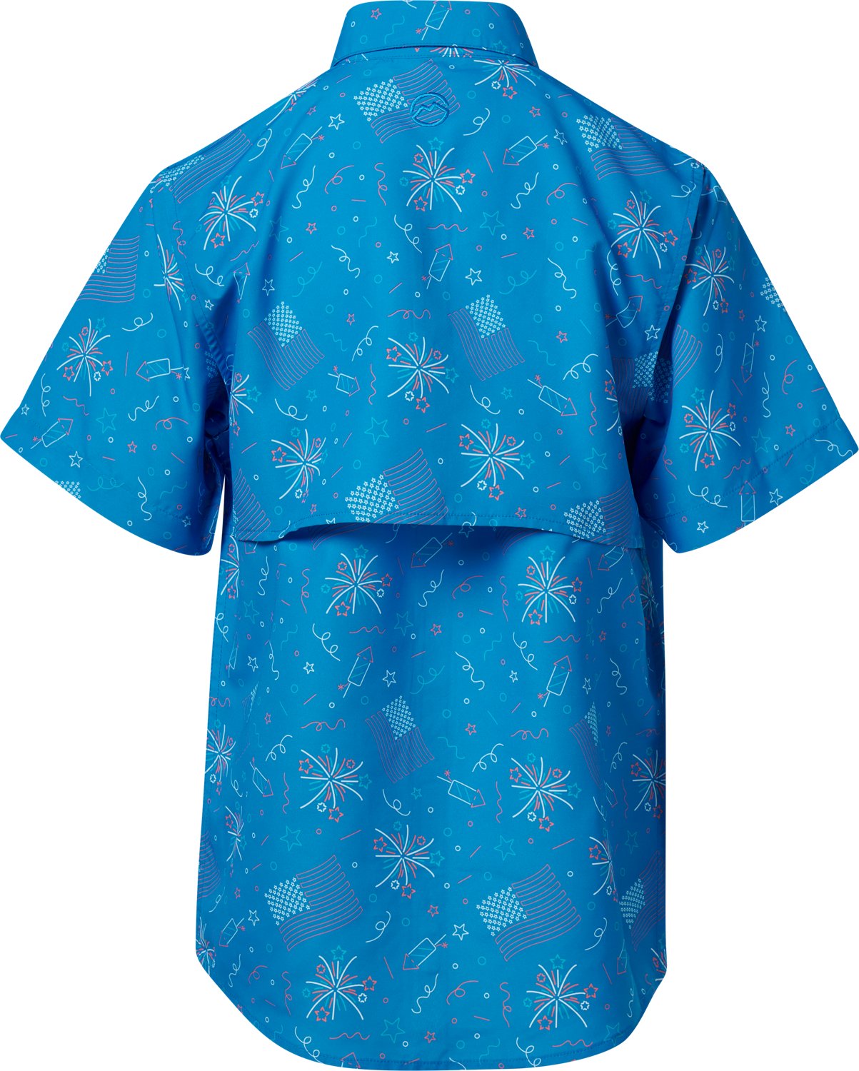 Magellan Outdoors Boys' Laguna Madre Americana Print Short Sleeve Fishing Shirt - view number 3