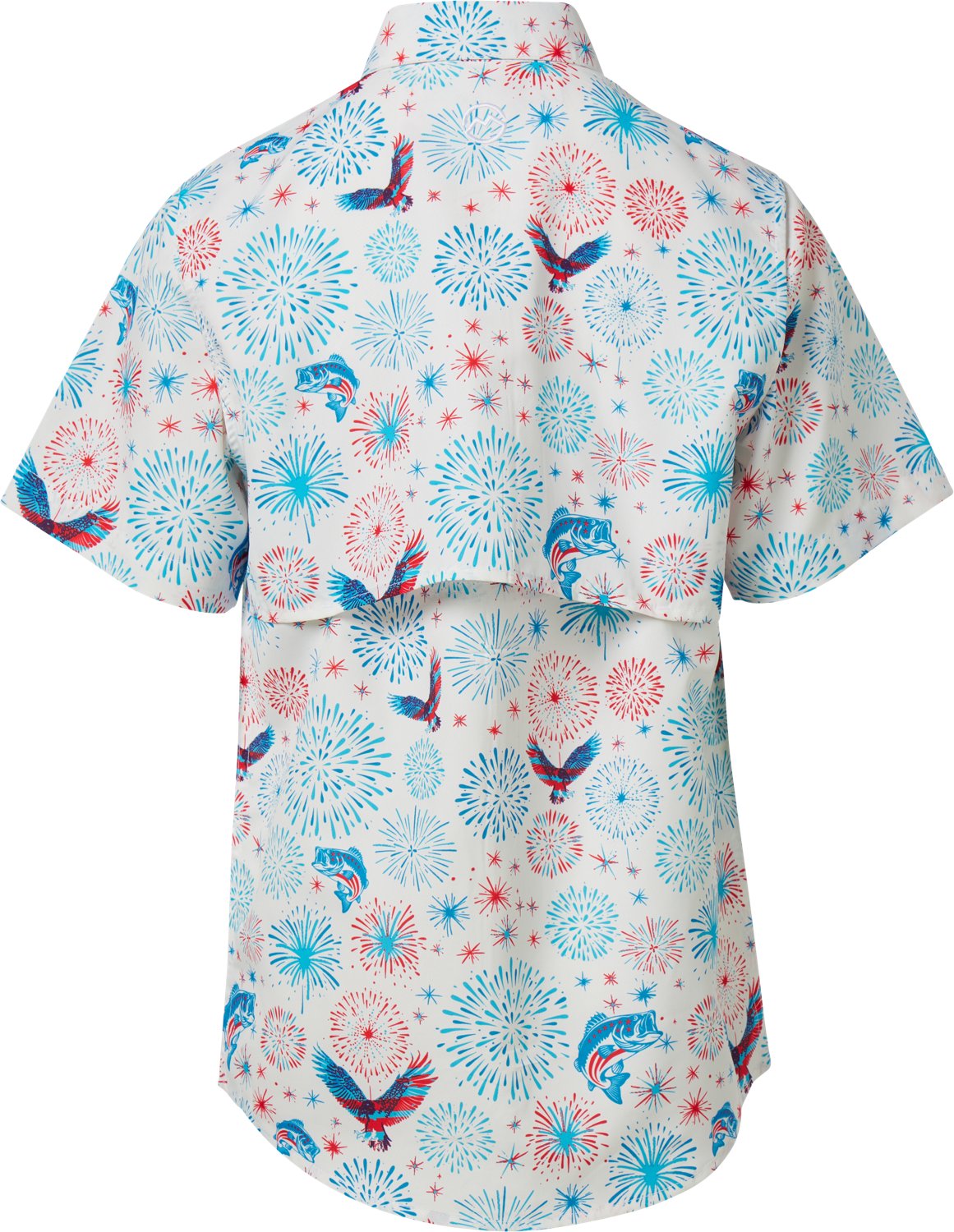 Magellan Outdoors Boys' Laguna Madre Americana Print Short Sleeve Fishing Shirt - view number 2