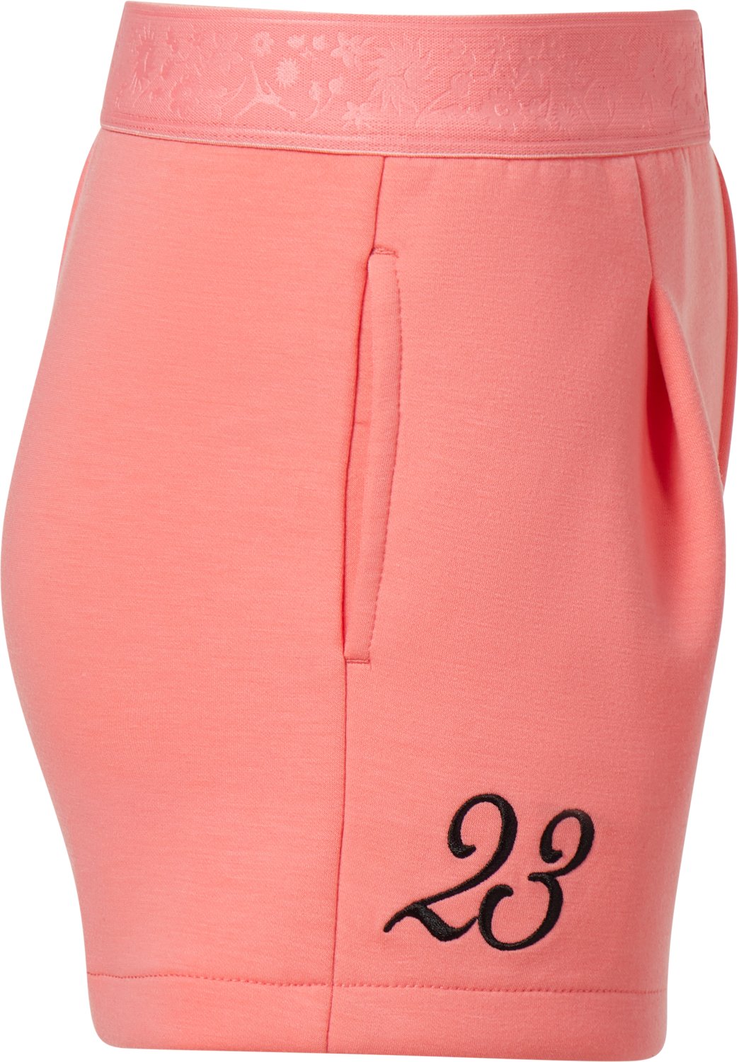 Jordan Girls' Flower of Friendship Knit Shorts 3 in - view number 3