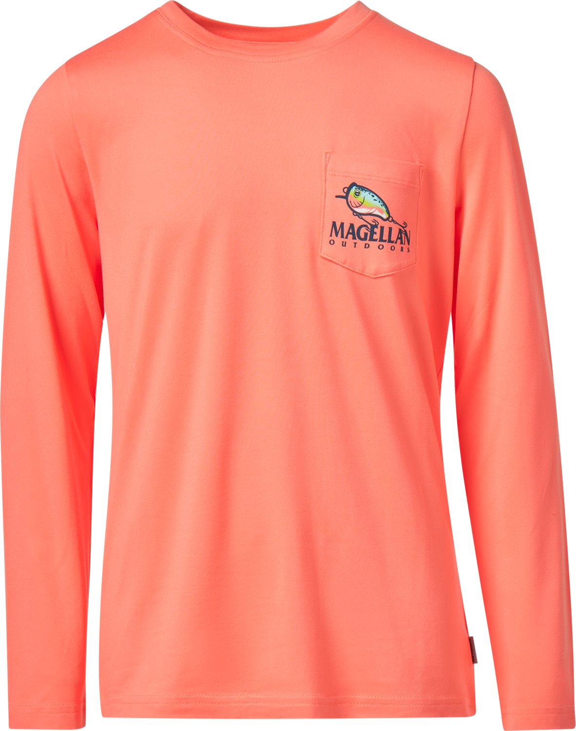 Magellan Outdoors Boys' Pocket Graphic Long Sleeve T-shirt
