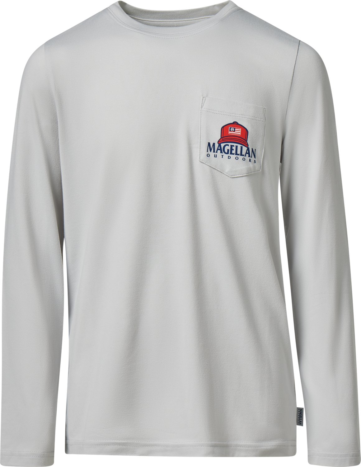 Magellan Outdoors Boys' Cool Shark Graphic Pocket Long Sleeve T-shirt - view number 2