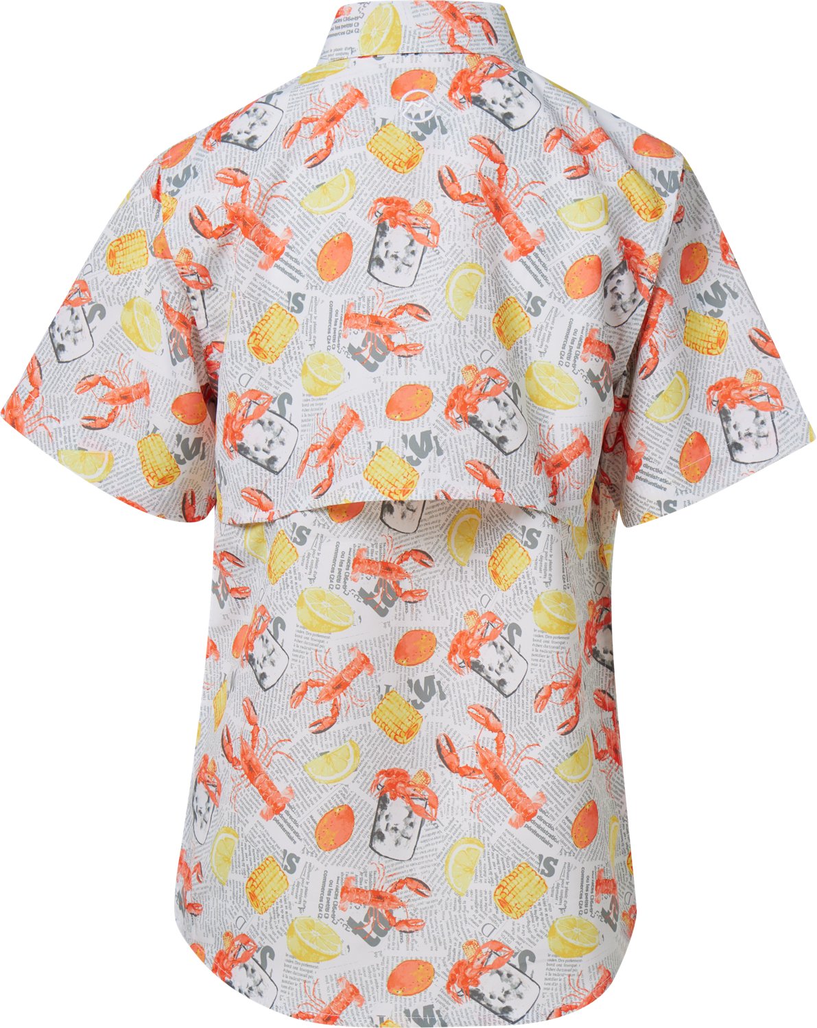 Magellan Outdoors Boys' Laguna Madre Crawfish Short Sleeve Fishing Shirt