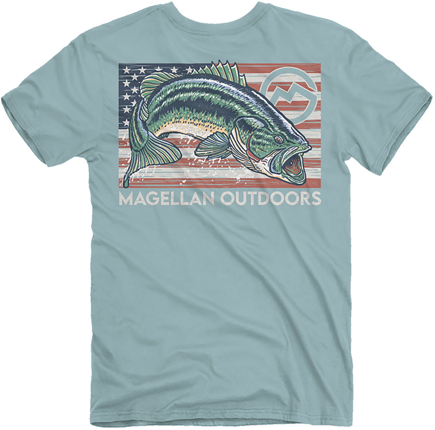 Magellan Outdoors Men’s Patriot Bass T-Shirt - view number 3