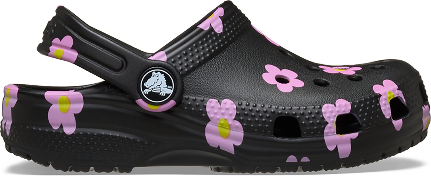 Crocs Toddlers' Flower Classic Clogs