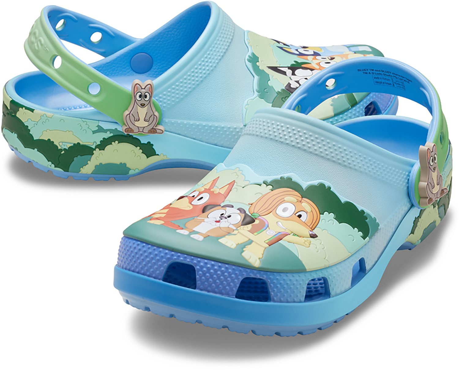 Crocs Kids' Bluey Classic Clogs - view number 7