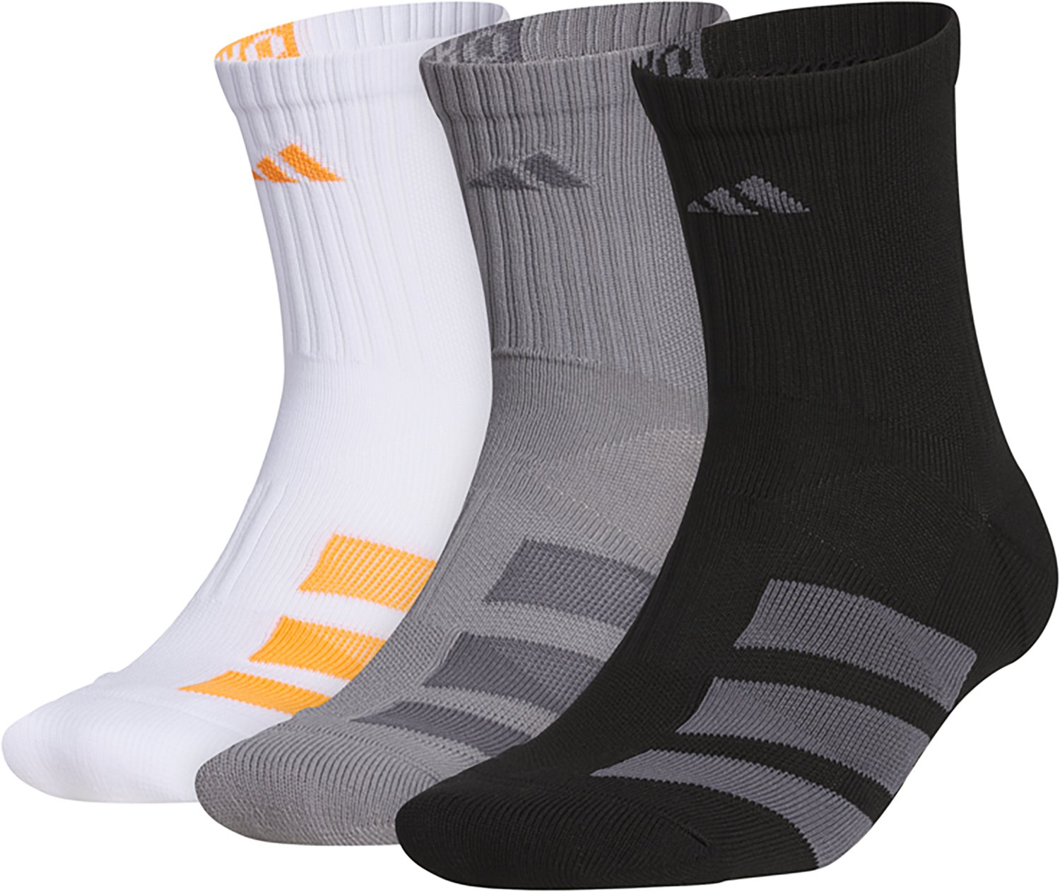 adidas EVO Adult High Quarter Socks 3 Pack
