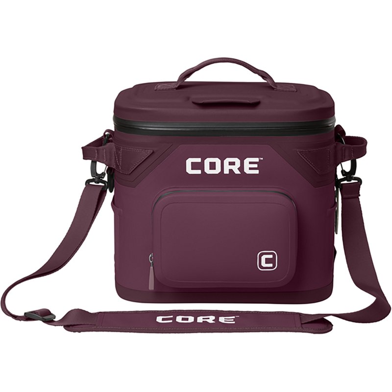 CORE Magnetic 12-Can Soft Cooler - Mulberry