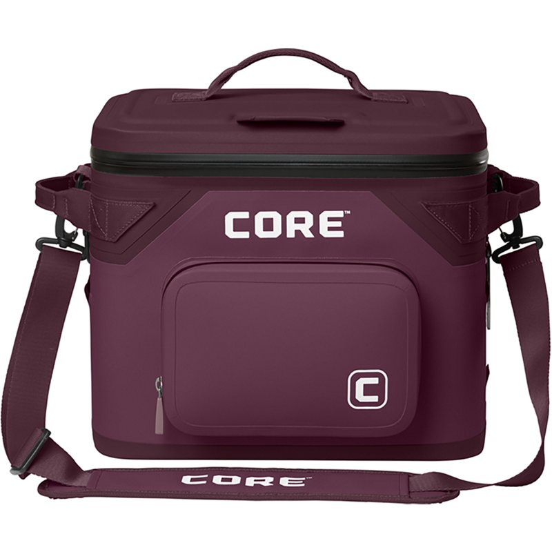 CORE Magnetic 18-Can Soft Cooler - Mulberry
