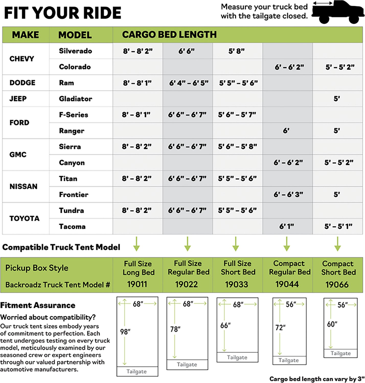 Napier Outdoors Backroadz 2-Person Full Size Short Bed Truck Tent - view number 5