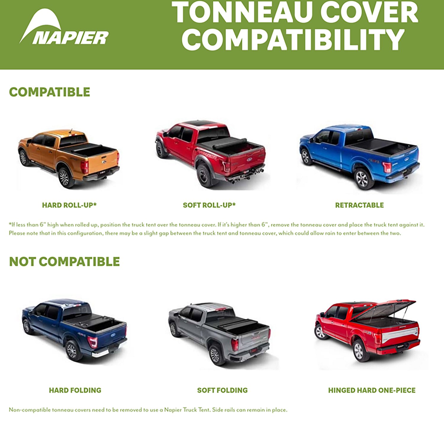 Napier Outdoors Backroadz 2-Person Compact Regular Bed Truck Tent - view number 6