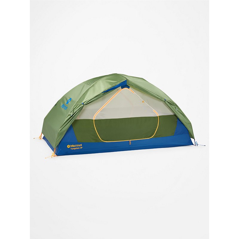 Marmot Tungsten 3 Person Tent, Foliage/Dark Azure