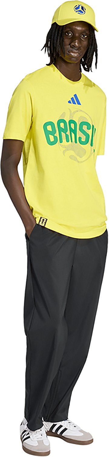 adidas Men's Brazil FIFA 2026 World Cup Graphic T-shirt - view number 3