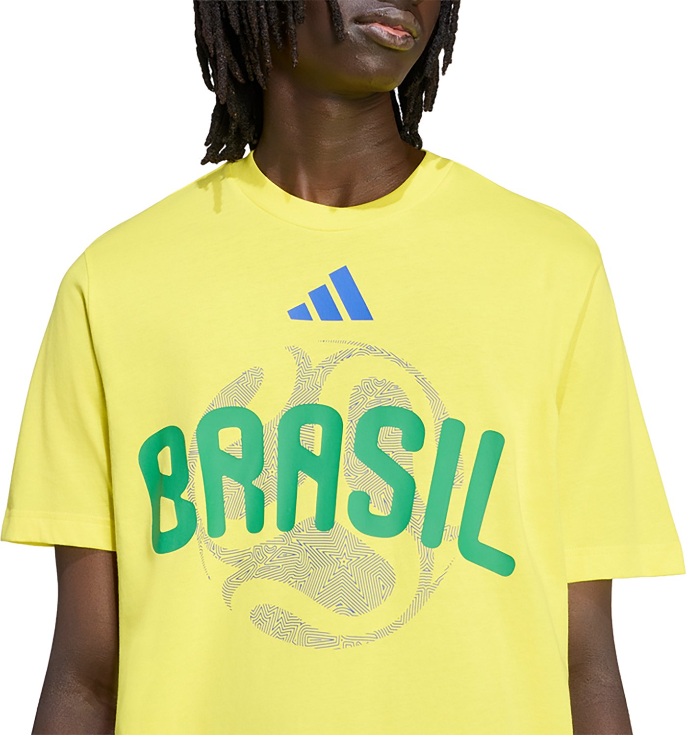adidas Men's Brazil FIFA 2026 World Cup Graphic T-shirt - view number 4