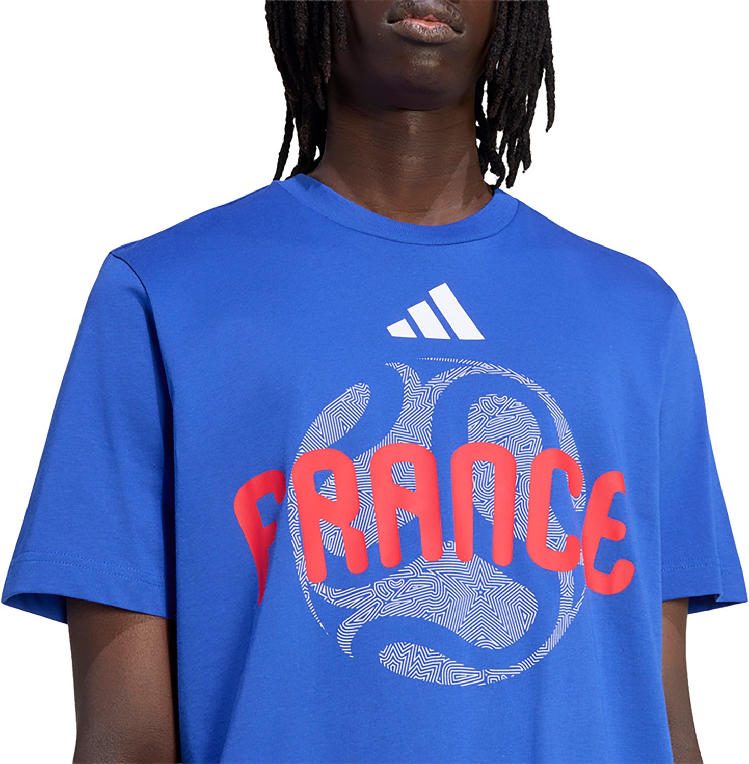 adidas Men's France 2026 World Cup Graphic T-shirt - view number 4