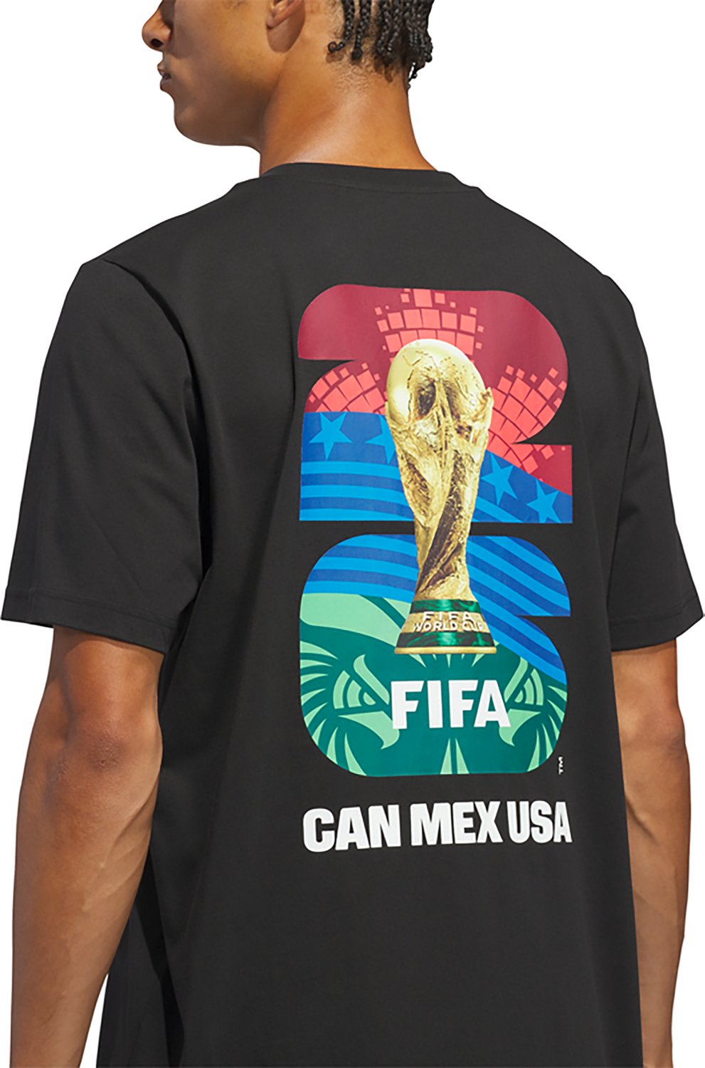 adidas Men's MLS 2026 World Cup Official Match Ball Graphic T-shirt - view number 4