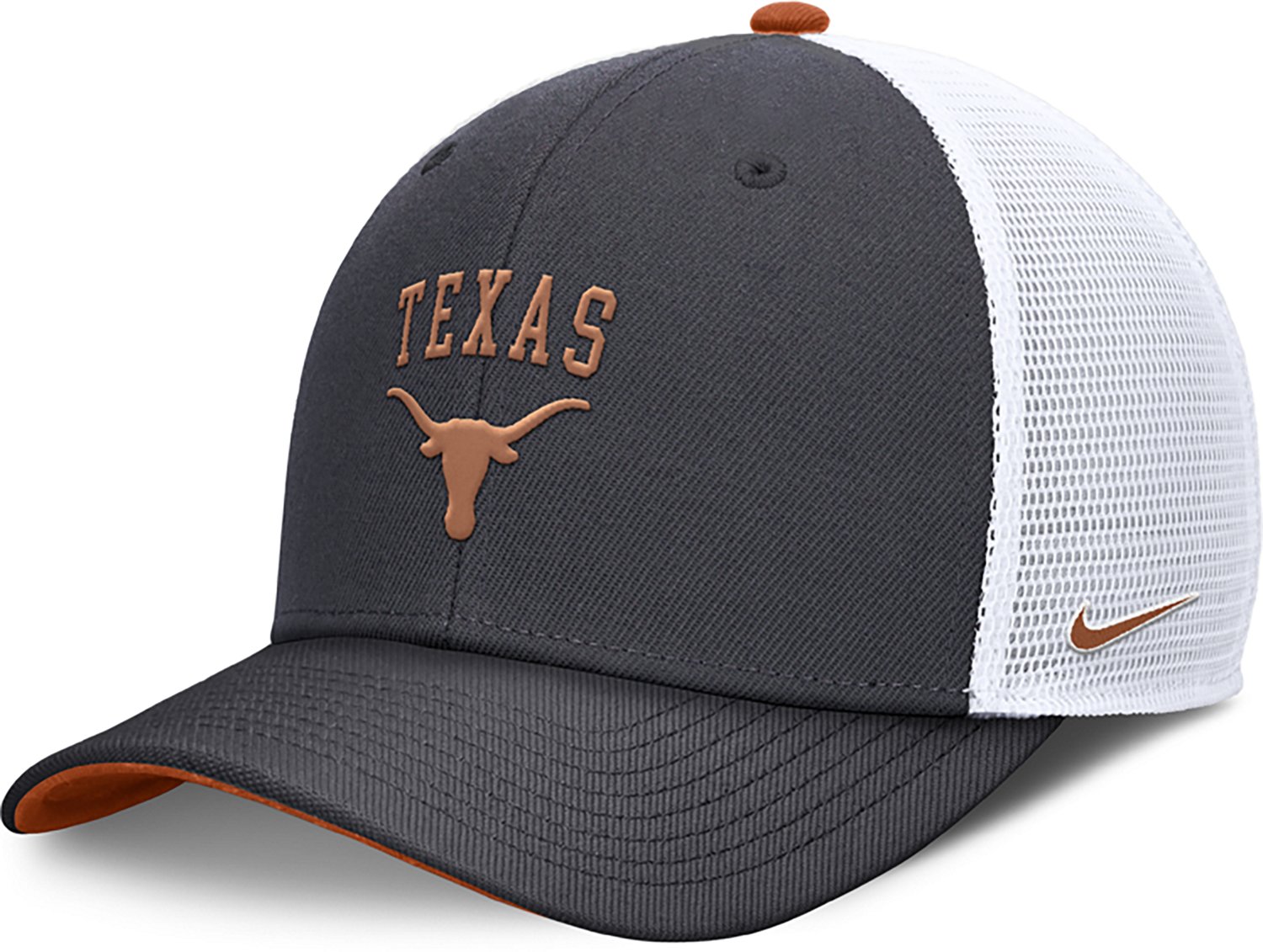 Nike Unisex University of Texas Rise Structured Trucker Adjustable Cap