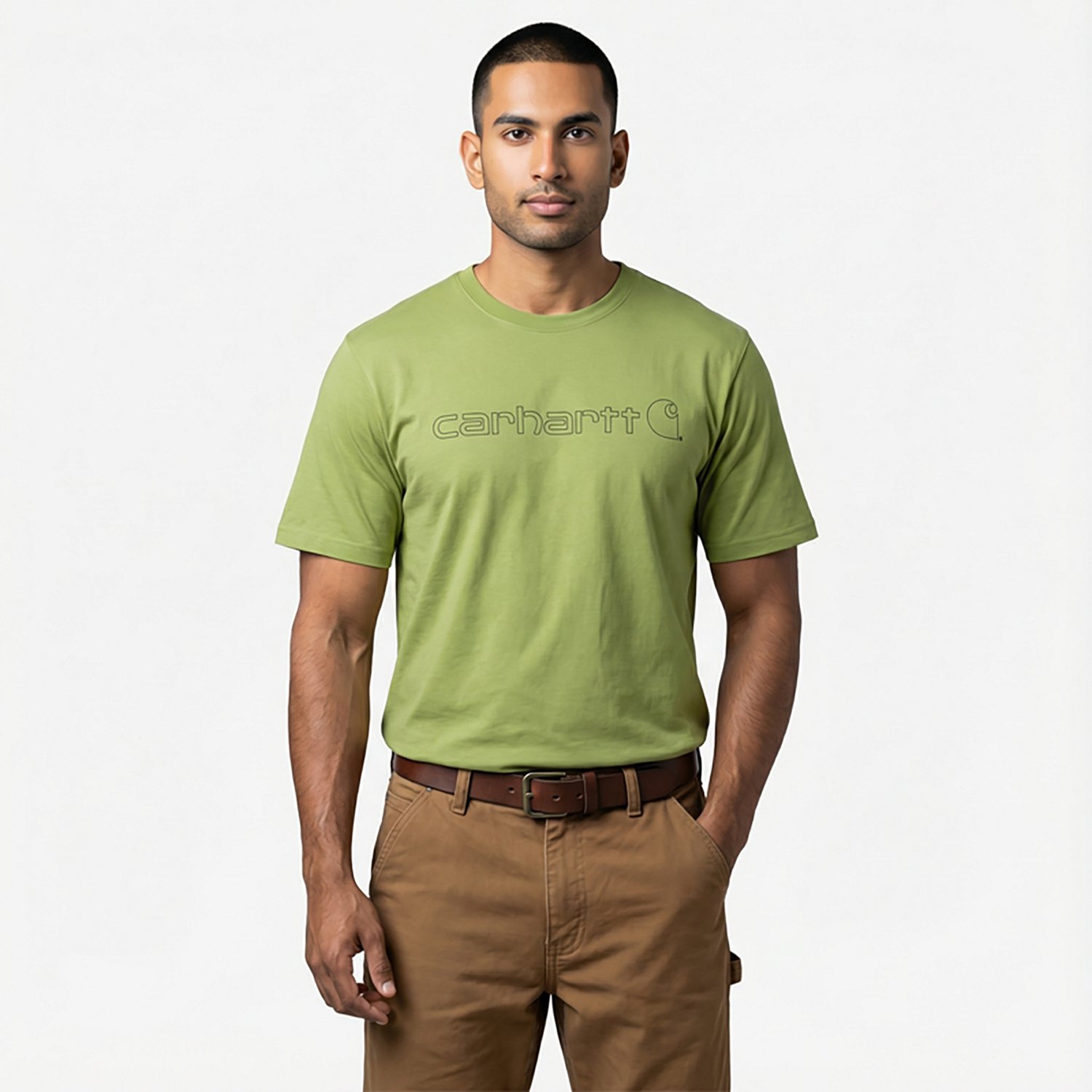 Carhartt Men's Short Sleeve Logo T-shirt                                                                                         - view number 2