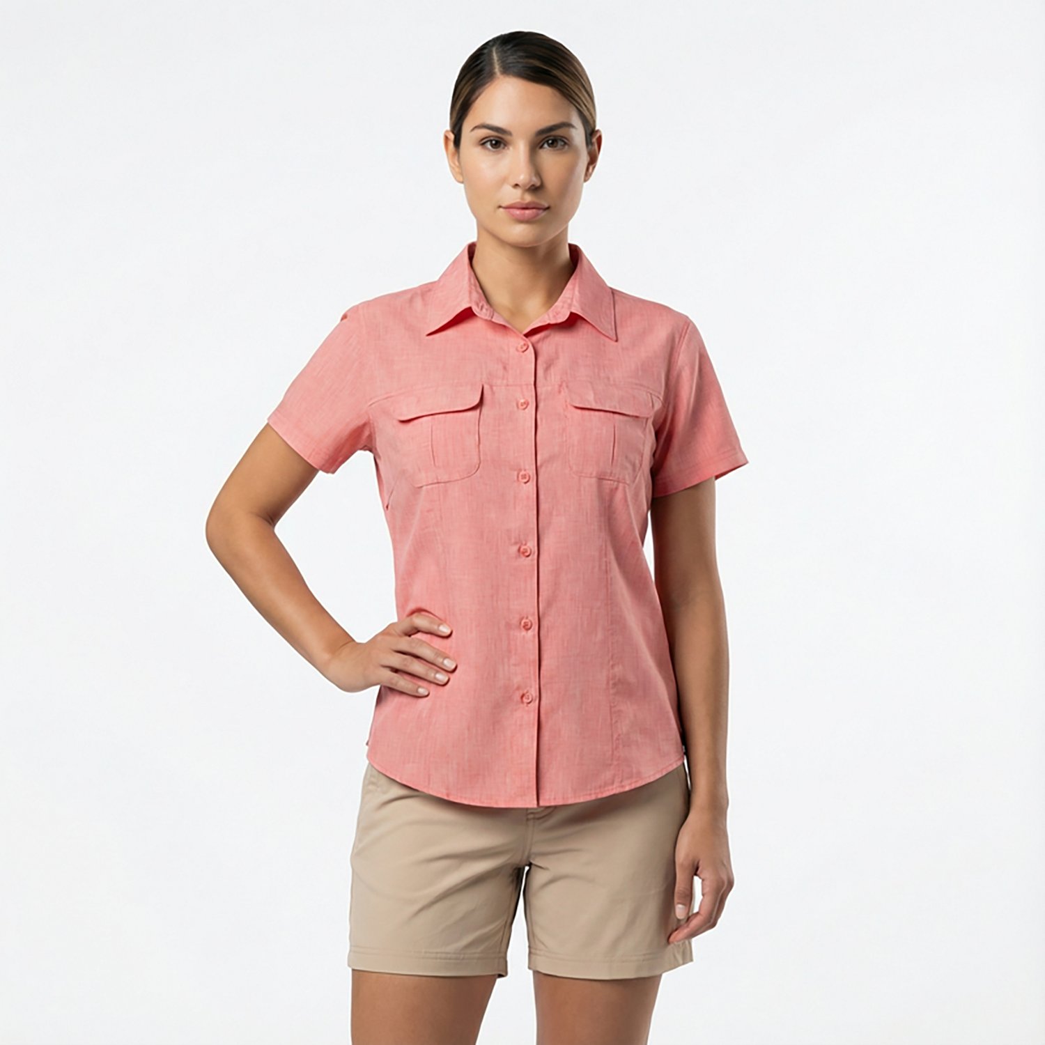 Magellan Outdoors Women's Aransas Pass Heathered Fishing Top                                                                     - view number 2