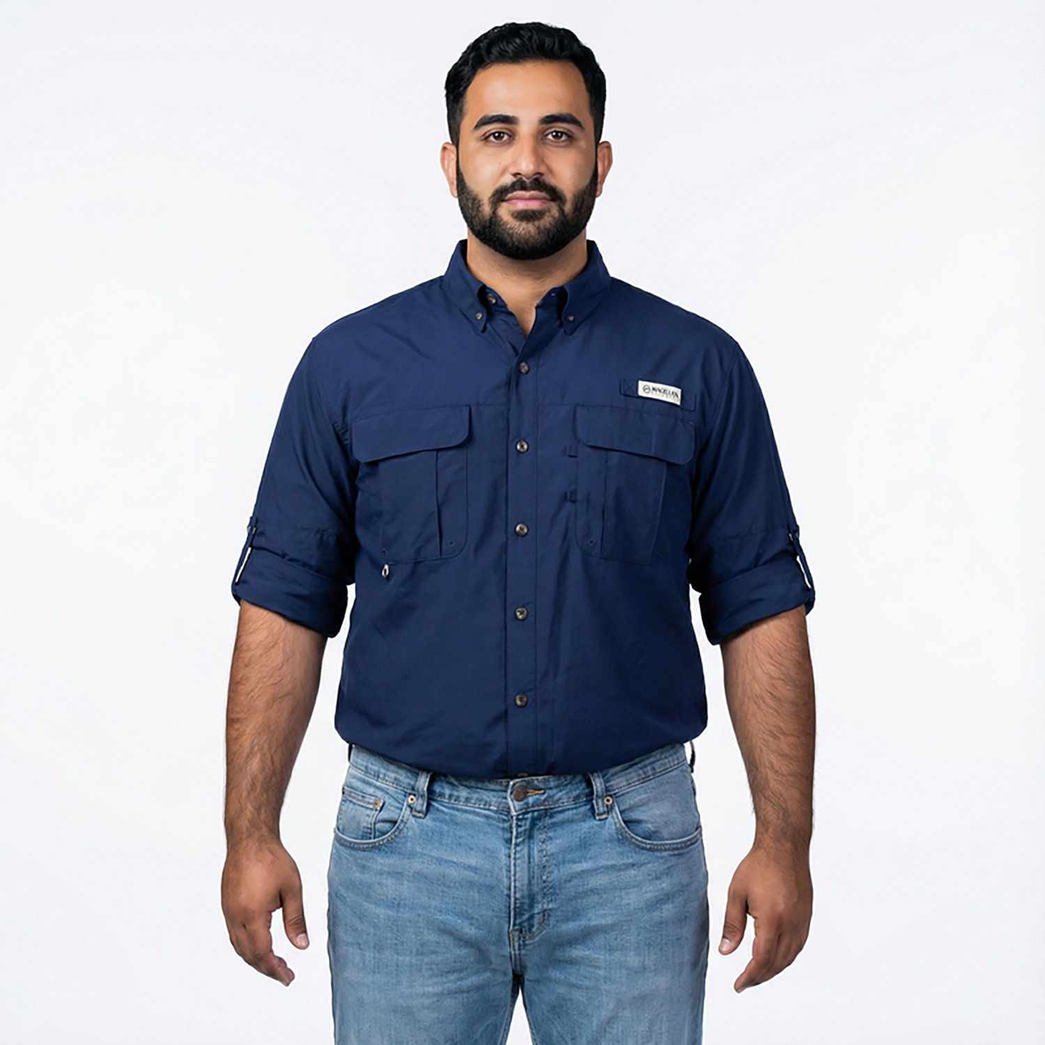 Magellan Outdoors Men's Laguna Madre Solid Long Sleeve Fishing Shirt - view number 2