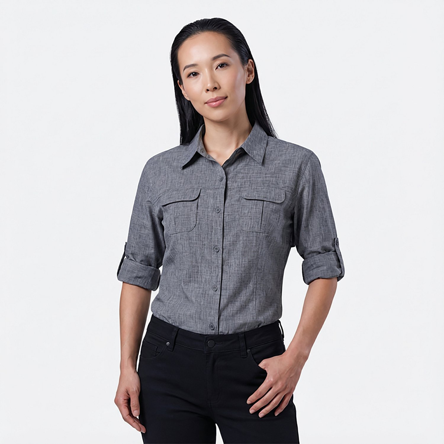 Magellan Outdoors Women's Aransas Pass Long Sleeve Shirt - view number 2