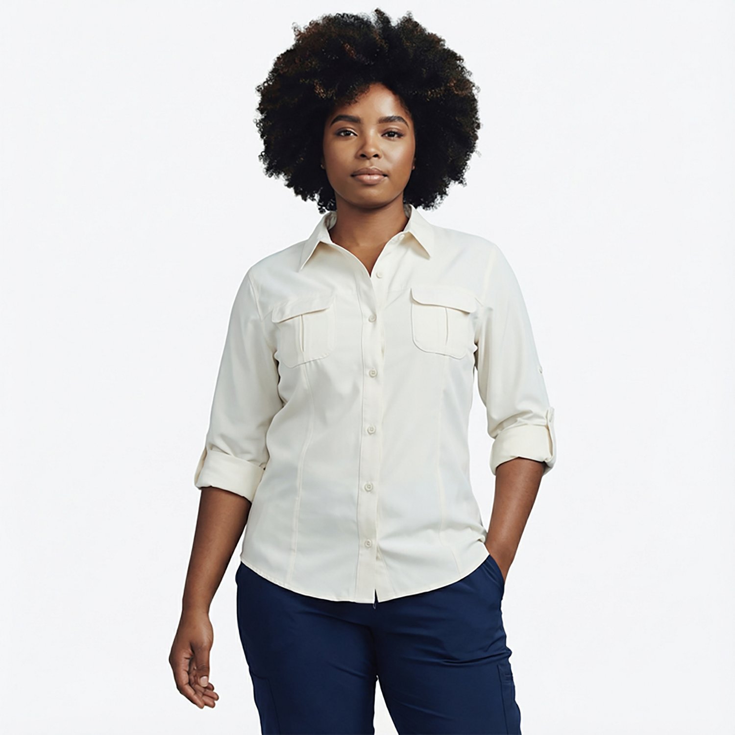 Magellan Outdoors Women's Aransas Pass Long Sleeve Shirt - view number 2