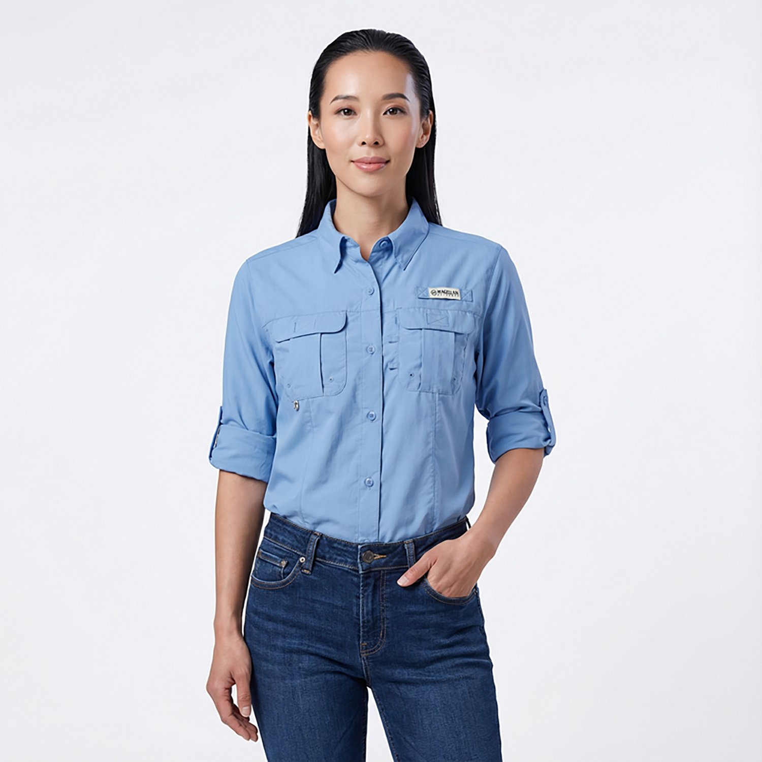 Magellan Outdoors Women's Laguna Madre Long Sleeve Shirt                                                                         - view number 2