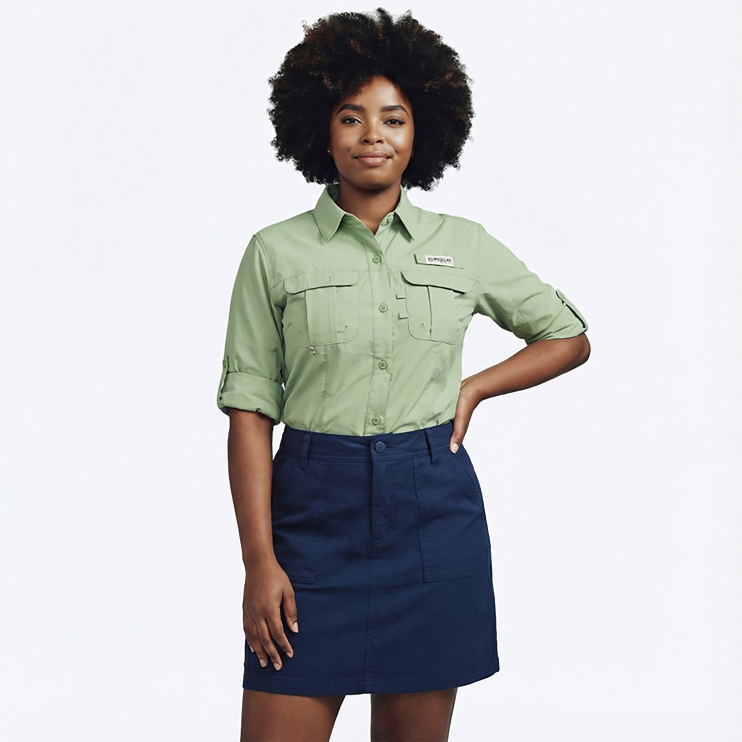 Magellan Outdoors Women's Laguna Madre Long Sleeve Shirt                                                                         - view number 2