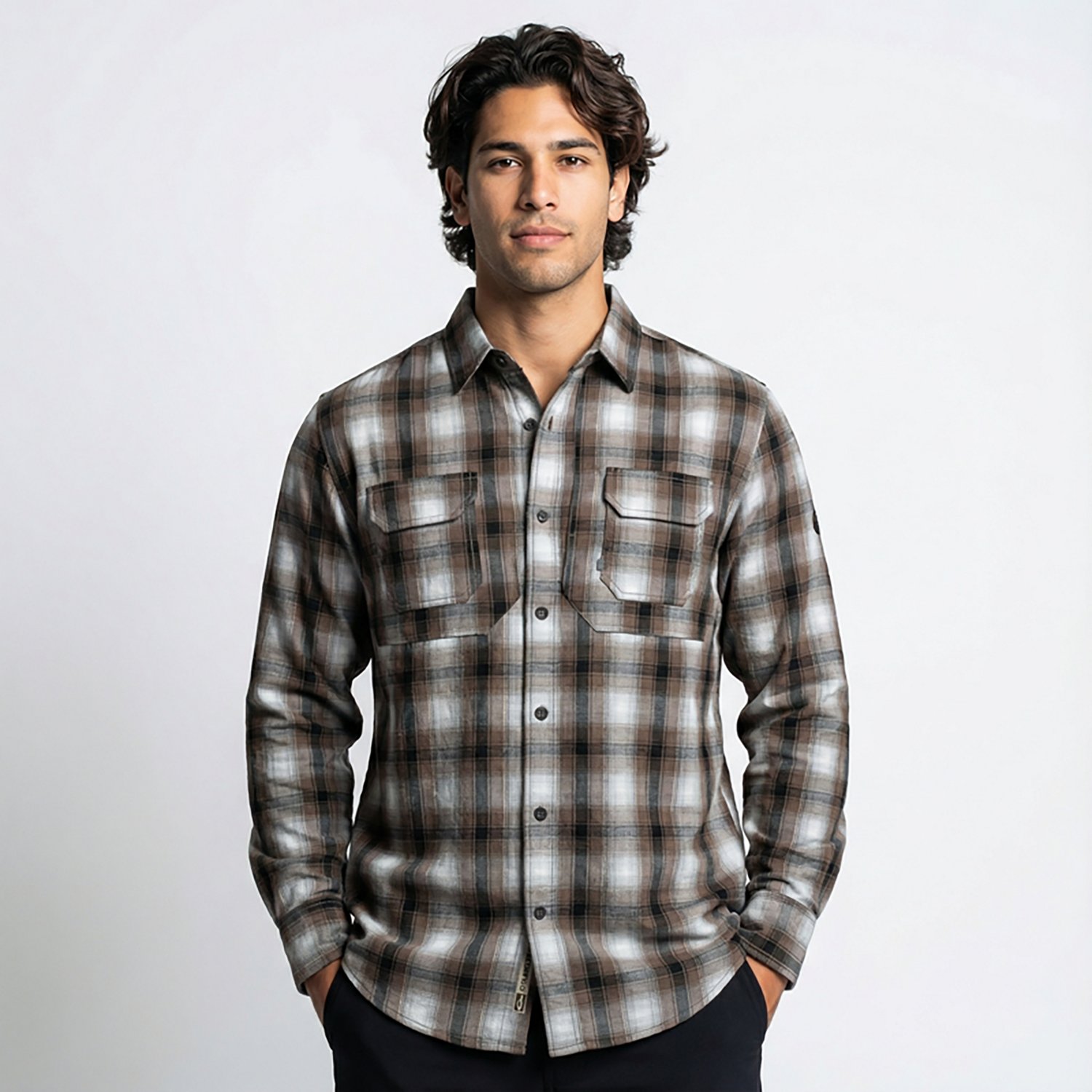 Drake Waterfowl Men's Wingshooter Plaid Shirt - view number 2