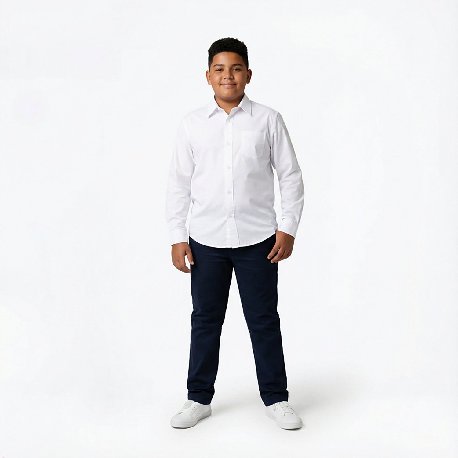 French Toast Boys' Long Sleeve Dress Shirt