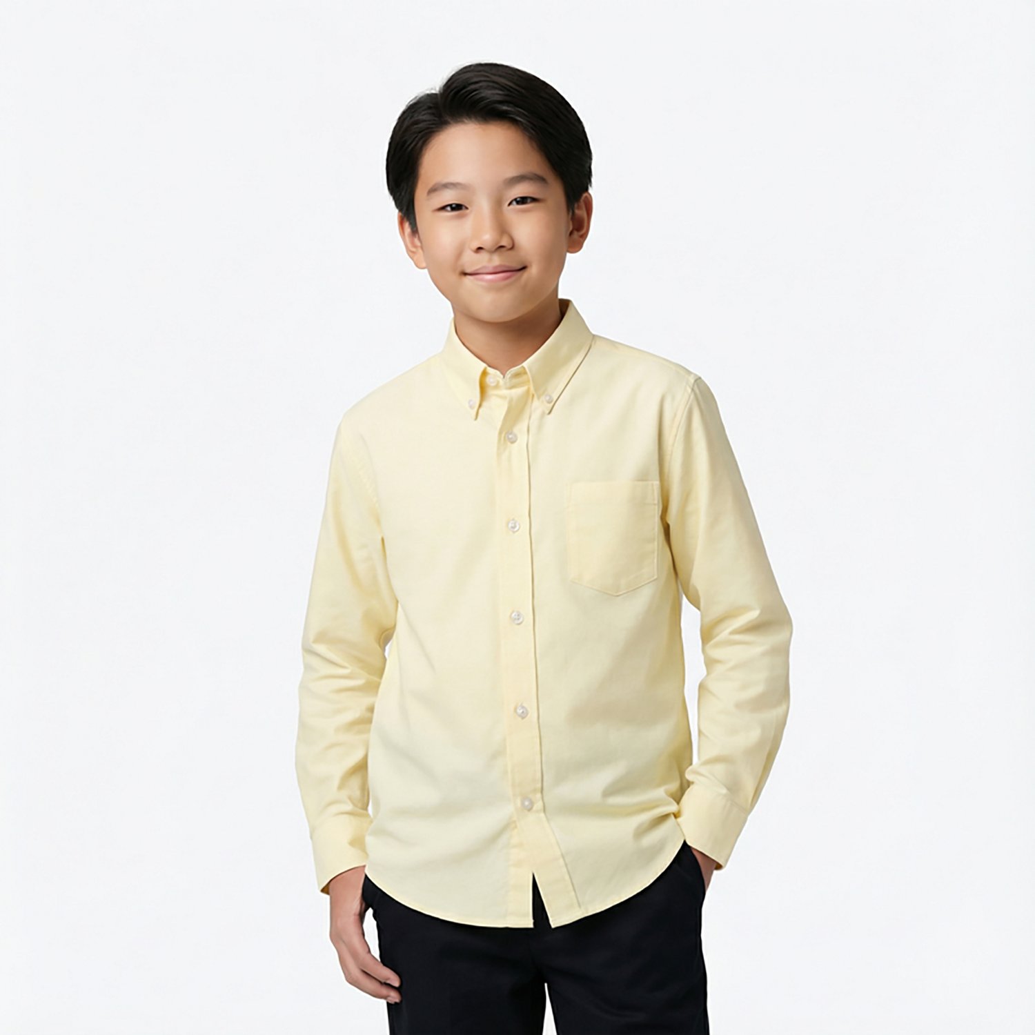 French Toast Boys' Long Sleeve Oxford Shirt - view number 2