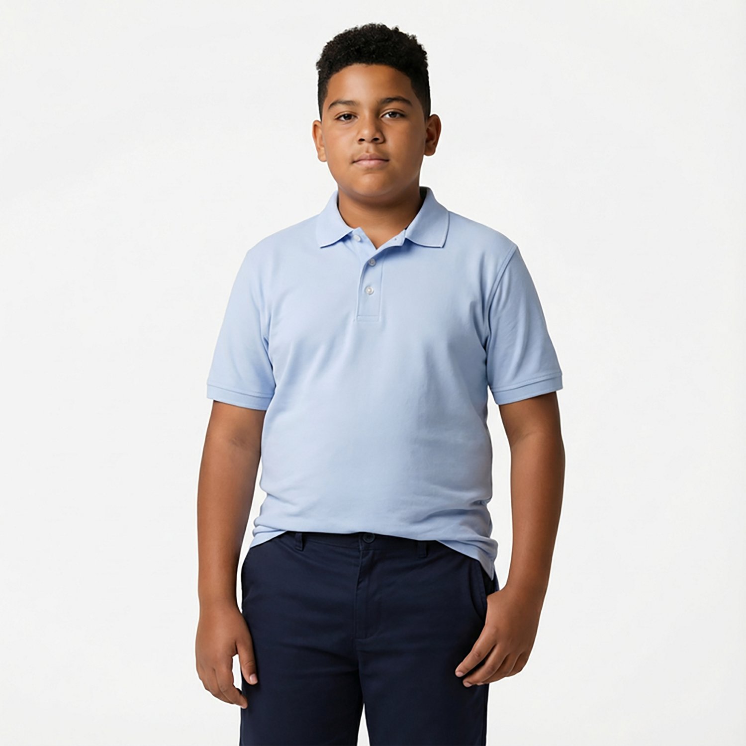 French Toast Boys' Short Sleeve Pique Polo Shirt - view number 2