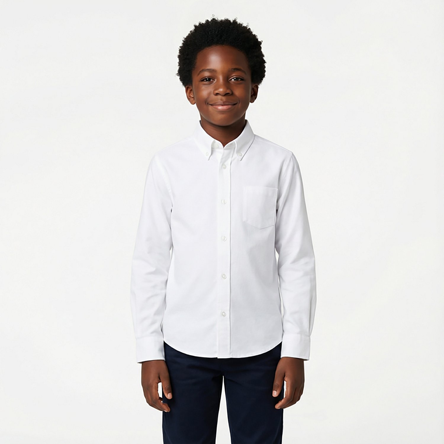 French Toast Boys' Long Sleeve Oxford Shirt - view number 2