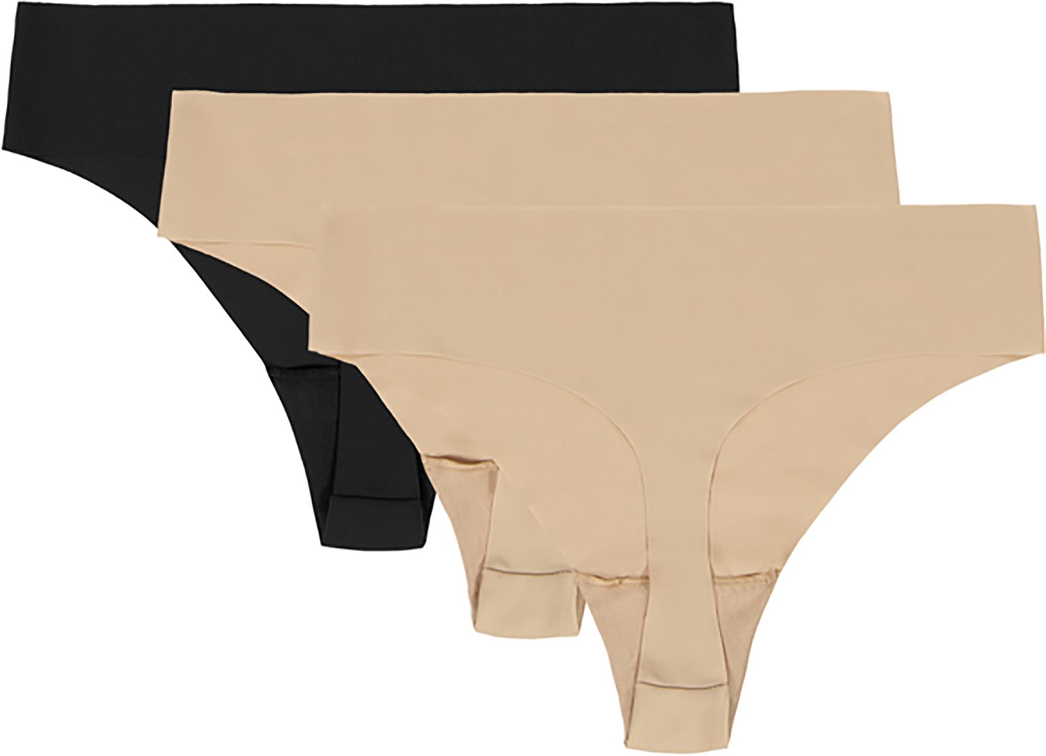 Under Armour Women's Pure Stretch No Show Thongs 3-Pack - view number 6