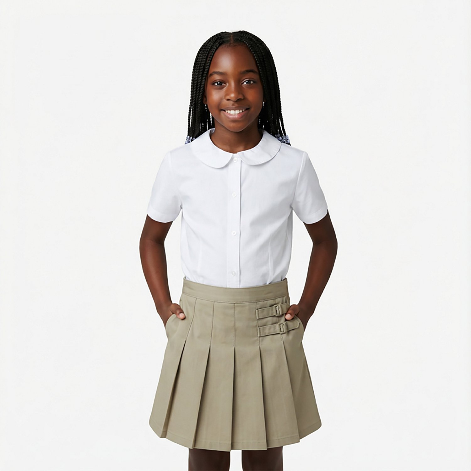 French Toast Girls' Modern Peter Pan Blouse - view number 2