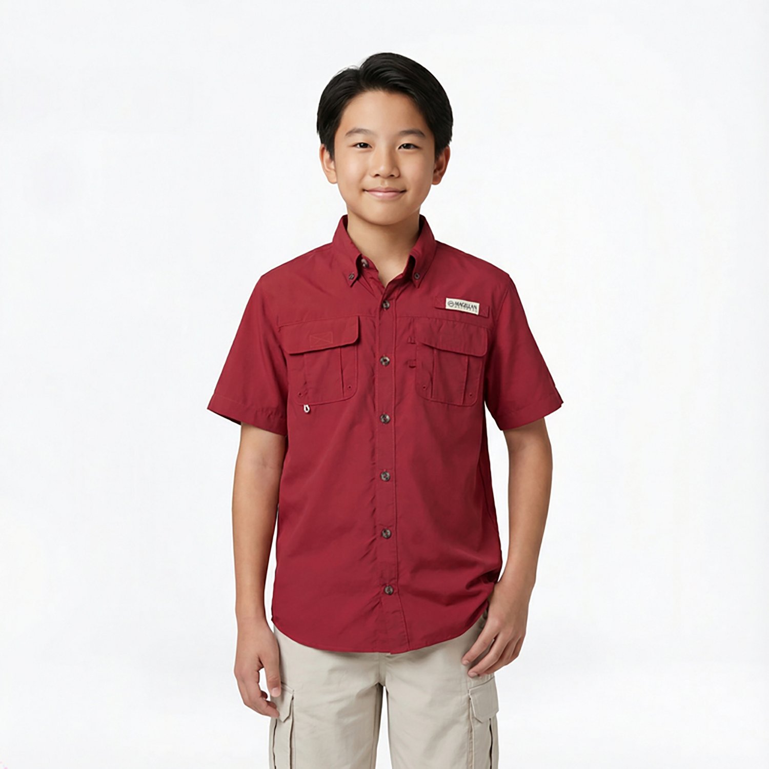 Magellan Outdoors Boys' Laguna Madre Button Down Shirt                                                                           - view number 2