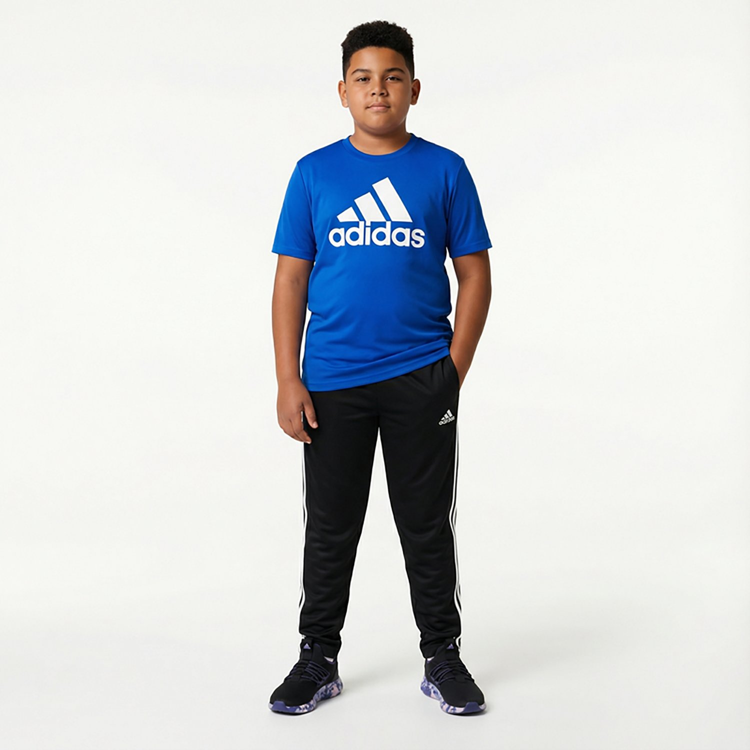 adidas Boys' climalite Performance Logo T-shirt