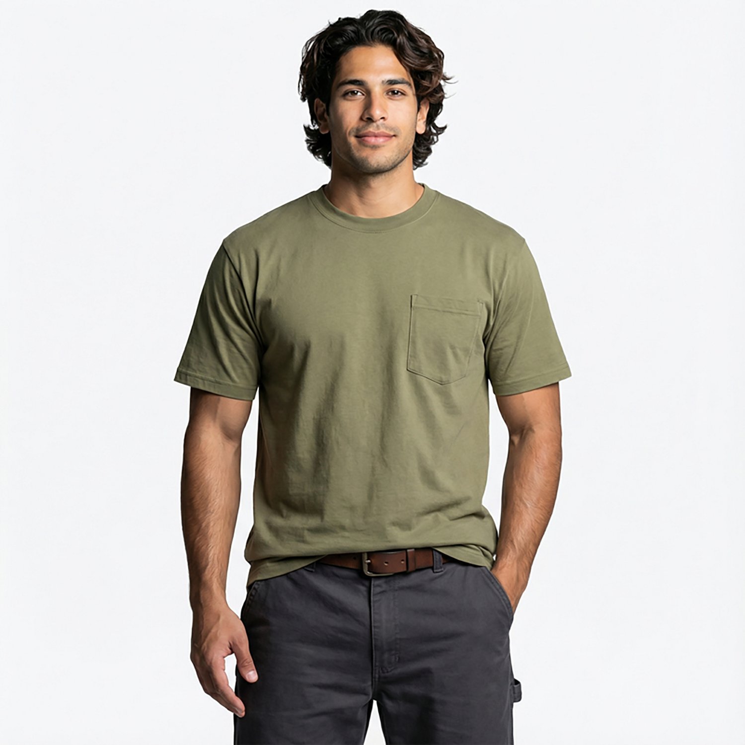 Berne Men's Heavyweight Short Sleeve Pocket T-shirt - view number 2