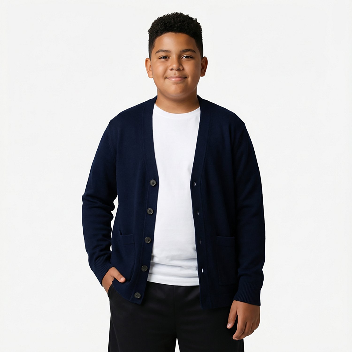 French Toast Boys' Antipill Cardigan                                                                                             - view number 2